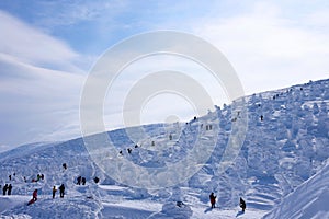 Snow Monsters of Mt.Zao in Yamagata, Japan